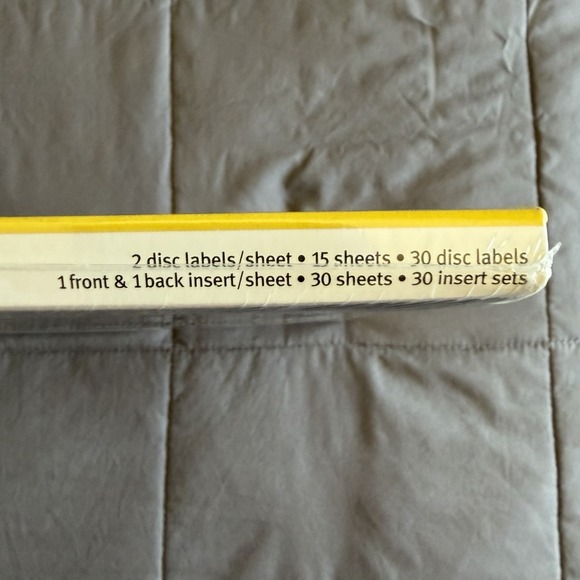 Sealed VTG 2000 Avery 8931 White CD DVD Label Design Kit Color Ink Jet Retro Fun - Picture 10 of 10